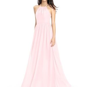 Azazie Kailyn Blush Pink Bridesmaid Dress